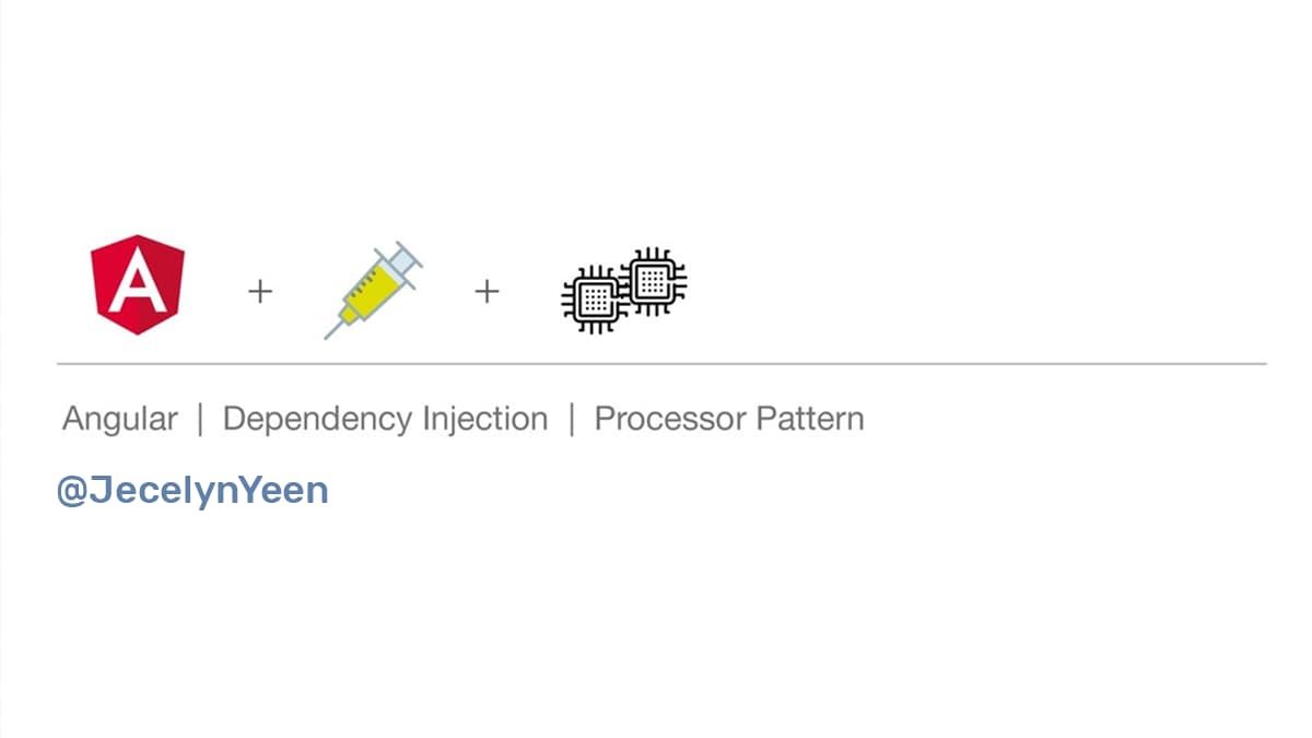 Processor Pattern with Angular Dependency Injection